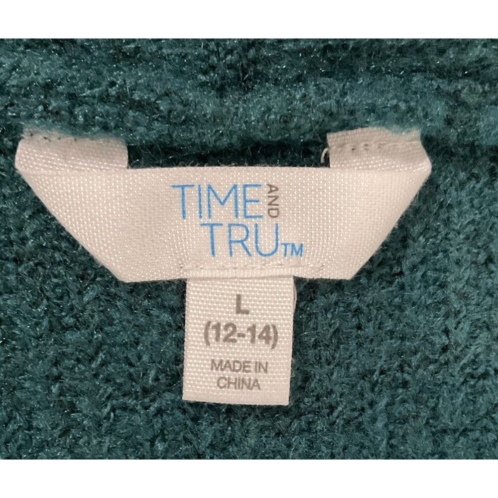 Time & Tru Women Pocket Rib Duster Cardigan - Picture 9 of 11